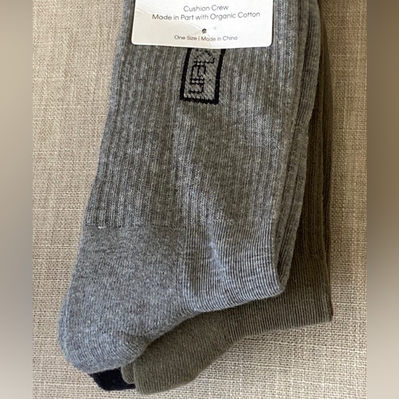 Calvin Klein Men’s Reimagined Heritage Cushion Crew 3 Pairs Grey Mix - Picture 2 of 12